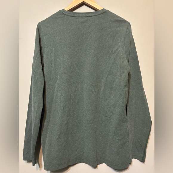 ROUGH DRESS Long Sleeve Cotton Crew Neck Shirt - Picture 2 of 4